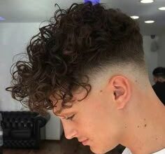 low taper fade long hair